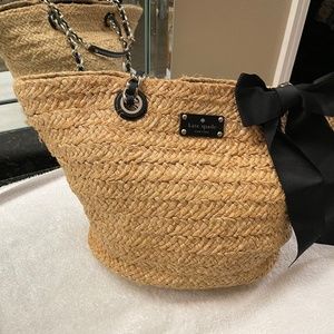 Kate Spade straw tote